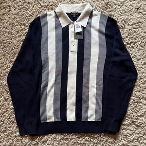 todd snyder long sleeve sweater polo